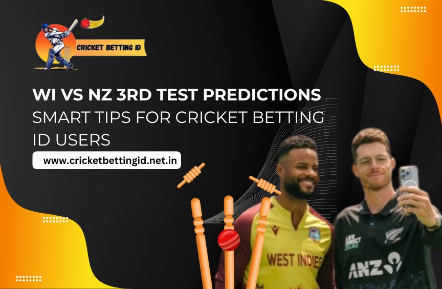 You are currently viewing WI vs NZ 3rd Test Predictions — Smart Tips for Cricket Betting ID Users
